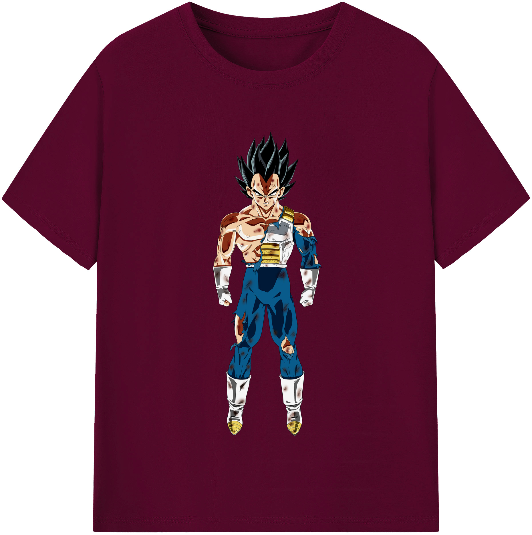 （画像用） ドラゴンボール ベジータ四世（Bejīta Yonsei）DRAGON BALL Vegeta IV レディースカジュアルプリントTシャツ（綿100％）